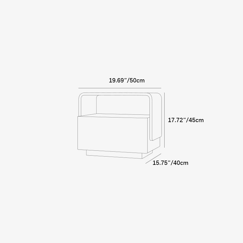 モダンデザイン多層板ナイトテーブル|エレガントな収納ソリューション fkb-4367