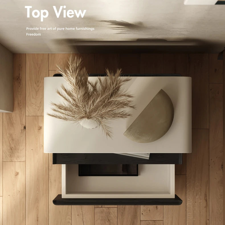 モダンデザイン多層板ナイトテーブル|エレガントな収納ソリューション fkb-4367