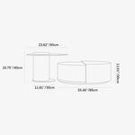 モダンリビングに最適!強化ガラスセンターテーブル ーブラウン木目デザイン fkb-4368