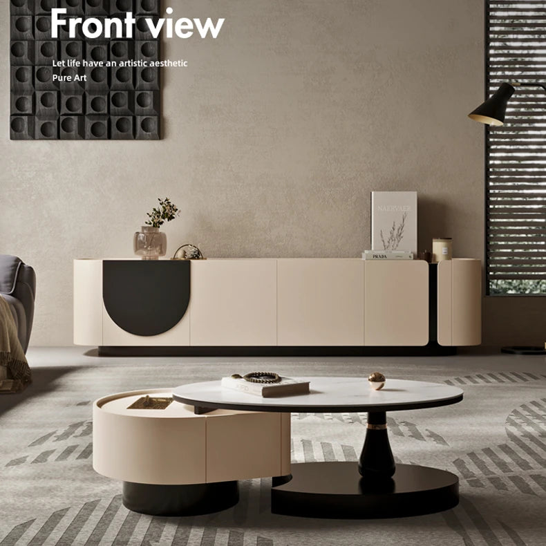 モダンパイン多層板テレビ台|スタイリッシュリビングにぴったりの北欧風デザイン fkb-4369