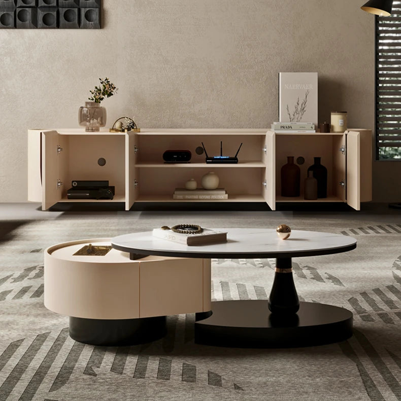 モダンパイン多層板テレビ台|スタイリッシュリビングにぴったりの北欧風デザイン fkb-4369