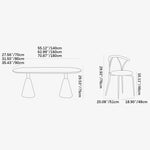 モダンステンレスフレーム&PUレザーチェア - スタイリッシュで快適な座り心地 fkb-4372