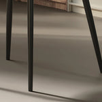 モダンステンレスフレーム&PUレザーチェア - スタイリッシュで快適な座り心地 fkb-4372