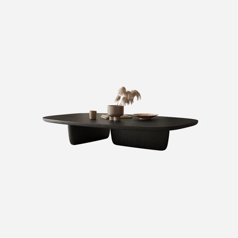 スタイリッシュなモダンティーテーブル - リビングルームにぴったりなスリムな密度ボードデザイン fkb-4373