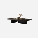 スタイリッシュなモダンティーテーブル - リビングルームにぴったりなスリムな密度ボードデザイン fkb-4373