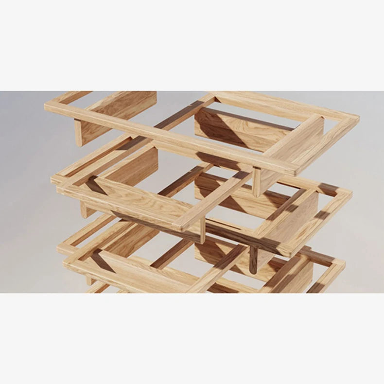 スタイリッシュなモダンティーテーブル - リビングルームにぴったりなスリムな密度ボードデザイン fkb-4373