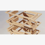 スタイリッシュなモダンティーテーブル - リビングルームにぴったりなスリムな密度ボードデザイン fkb-4373