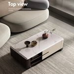 モダンで高級感あふれる多層板?大理石テレビ台 - スタイリッシュなリビングに最適 fkb-4376