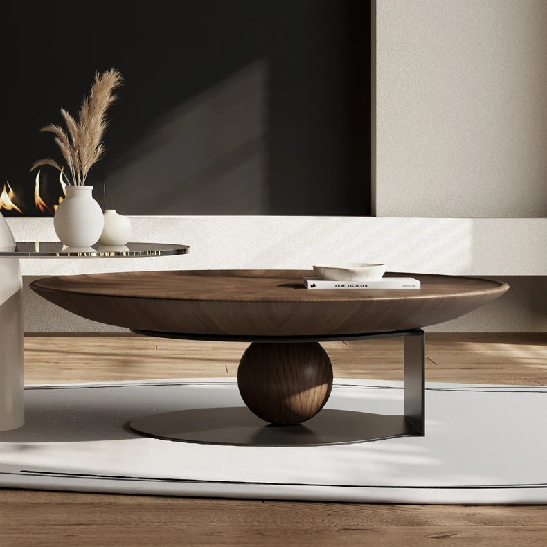 モダンデザインのセンターテーブル - 多層板&強化ガラス使用 fkb-4381