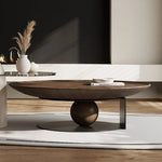 モダンデザインのセンターテーブル - 多層板&強化ガラス使用 fkb-4381