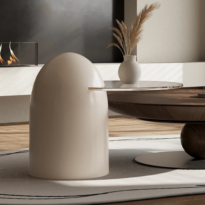 モダンデザインのセンターテーブル - 多層板&強化ガラス使用 fkb-4381