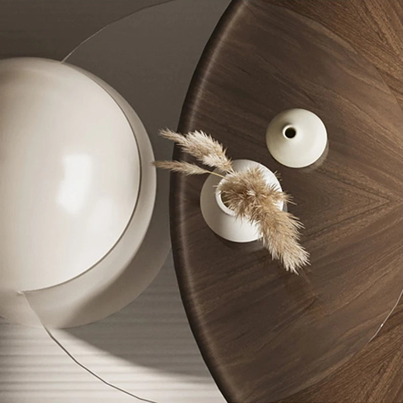 モダンデザインのセンターテーブル - 多層板&強化ガラス使用 fkb-4381