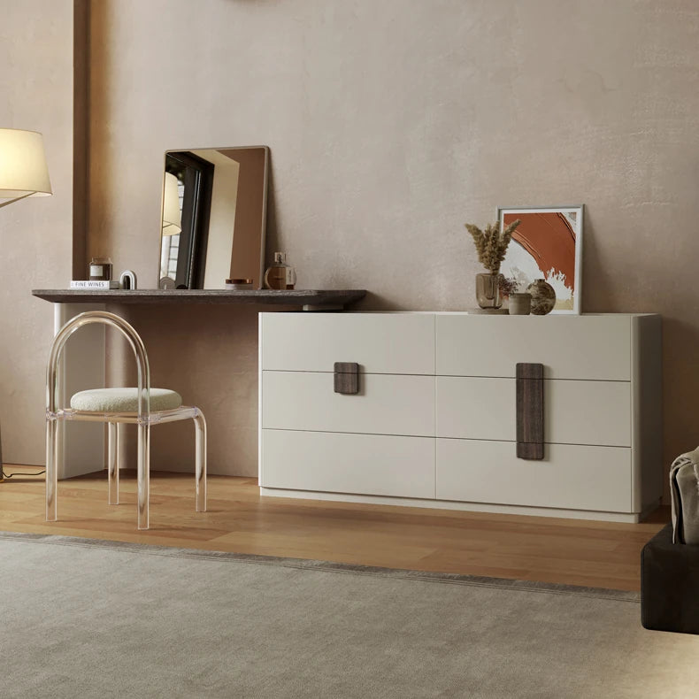 パインガラスのモダン化粧台|エレガントなインテリアを演出 fkb-4383