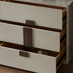 パインガラスのモダン化粧台|エレガントなインテリアを演出 fkb-4383