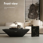 センターテーブル おしゃれ セラミック天板 多層板 収納付き 幅90cm 幅107cm 大小2点セット 大テーブル 小テーブル リビングテーブル モダン 北欧風 省スペース fkb-4387