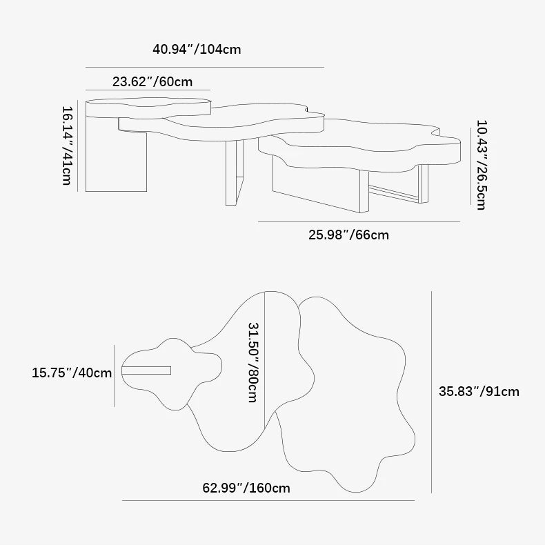 ステンレス脚と多層板で魅せるセンターテーブル|モダンデザインのリビングに彩りを添える fkb-4389