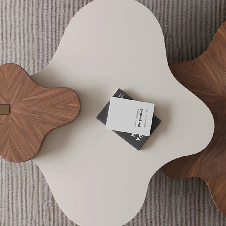 ステンレス脚と多層板で魅せるセンターテーブル|モダンデザインのリビングに彩りを添える fkb-4389