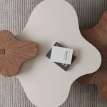 ステンレス脚と多層板で魅せるセンターテーブル|モダンデザインのリビングに彩りを添える fkb-4389