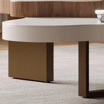 ステンレス脚と多層板で魅せるセンターテーブル|モダンデザインのリビングに彩りを添える fkb-4389