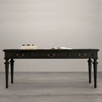 オーク多層板テーブル|洗練されたデザインの書斎デスク|収納付きナチュラルスタイル fljgj-2109