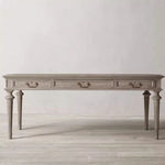 オーク多層板テーブル|洗練されたデザインの書斎デスク|収納付きナチュラルスタイル fljgj-2109