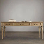 オーク多層板テーブル|洗練されたデザインの書斎デスク|収納付きナチュラルスタイル fljgj-2109