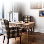 オーク多層板テーブル|洗練されたデザインの書斎デスク|収納付きナチュラルスタイル fljgj-2109