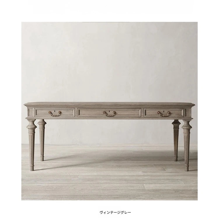 オーク多層板テーブル|洗練されたデザインの書斎デスク|収納付きナチュラルスタイル fljgj-2109