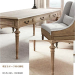 オーク多層板テーブル|洗練されたデザインの書斎デスク|収納付きナチュラルスタイル fljgj-2109