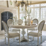 オーク多層板製優雅な円形テーブル - 高級感あふれるダイニング体験を演出する家具 fljgj-2112