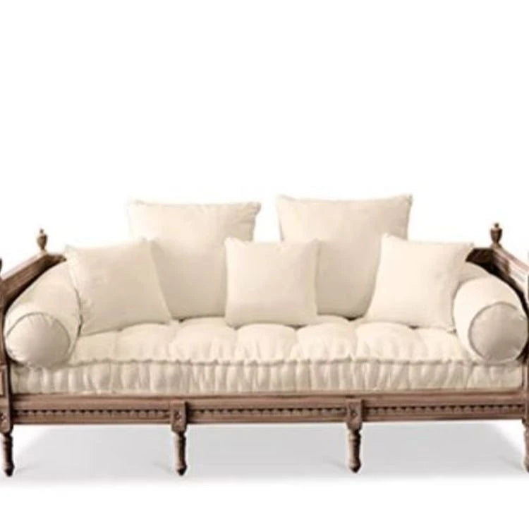 オーク材の洗練されたソファー|綿麻使用のシンプルエレガンスなデザイン|リビングに最適 fljgj-2115