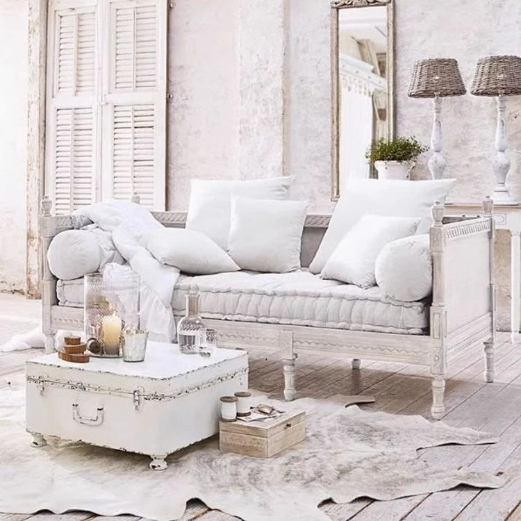 オーク材の洗練されたソファー|綿麻使用のシンプルエレガンスなデザイン|リビングに最適 fljgj-2115