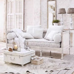 オーク材の洗練されたソファー|綿麻使用のシンプルエレガンスなデザイン|リビングに最適 fljgj-2115