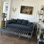 オーク材の洗練されたソファー|綿麻使用のシンプルエレガンスなデザイン|リビングに最適 fljgj-2115