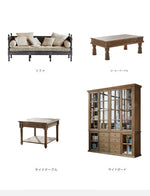 オーク材の洗練されたソファー|綿麻使用のシンプルエレガンスなデザイン|リビングに最適 fljgj-2115