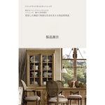 オーク材の多層板キャビネット - 美しいガラス戸付き収納家具でスタイリッシュなインテリアを演出! fljgj-2116