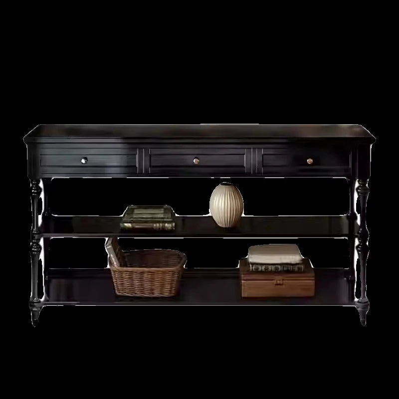 オーク多層板製の洗練されたテーブル - おしゃれなインテリアに最適な収納付きデザイン fljgj-2117