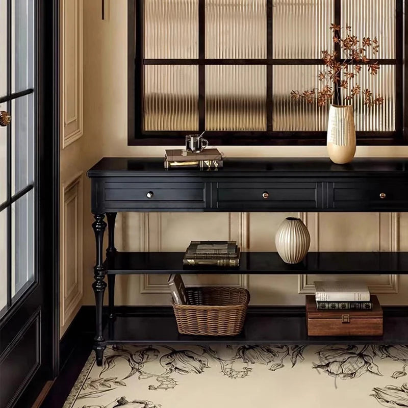 オーク多層板製の洗練されたテーブル - おしゃれなインテリアに最適な収納付きデザイン fljgj-2117