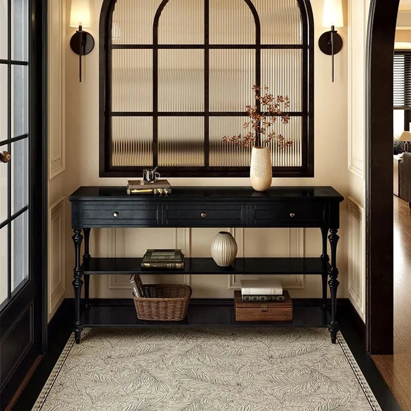 オーク多層板製の洗練されたテーブル - おしゃれなインテリアに最適な収納付きデザイン fljgj-2117