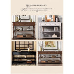 オーク多層板製の洗練されたテーブル - おしゃれなインテリアに最適な収納付きデザイン fljgj-2117