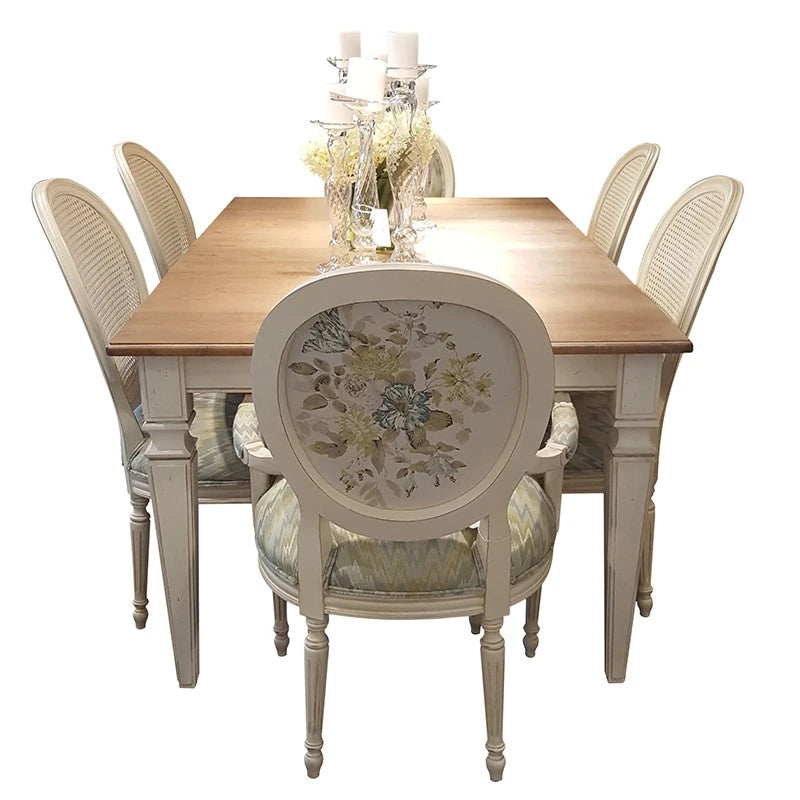 オーク多層板テーブル・シンプルでエレガントなダイニングテーブル、家族団らんや特別な時に最適! fljgj-2118