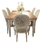 オーク多層板テーブル・シンプルでエレガントなダイニングテーブル、家族団らんや特別な時に最適! fljgj-2118