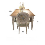 オーク多層板テーブル・シンプルでエレガントなダイニングテーブル、家族団らんや特別な時に最適! fljgj-2118