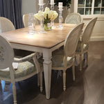 オーク多層板テーブル・シンプルでエレガントなダイニングテーブル、家族団らんや特別な時に最適! fljgj-2118