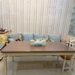 オーク多層板テーブル・シンプルでエレガントなダイニングテーブル、家族団らんや特別な時に最適! fljgj-2118