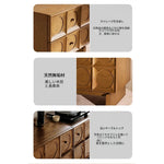 オーク多層板キャビネット|スタイリッシュなデザインと機能性を兼ね備えた収納家具 fljgj-2120