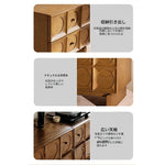 オーク多層板のスタイリッシュなナイトテーブル - モダンなインテリアに最適! fljgj-2121