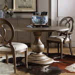 オーク多層板使用のラウンドテーブル - エレガントなデザインと実用性を兼ね備えたインテリアアイテム fljgj-2125