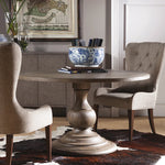 オーク多層板使用のラウンドテーブル - エレガントなデザインと実用性を兼ね備えたインテリアアイテム fljgj-2125