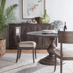 オーク多層板使用のラウンドテーブル - エレガントなデザインと実用性を兼ね備えたインテリアアイテム fljgj-2125